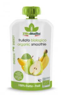 【原料は有機洋ナシ75%　有機バナナ25%のみ！！】とろりーのイタリアンスムージー　洋ナシ・バナナミックス（黄緑）１２０ｇ