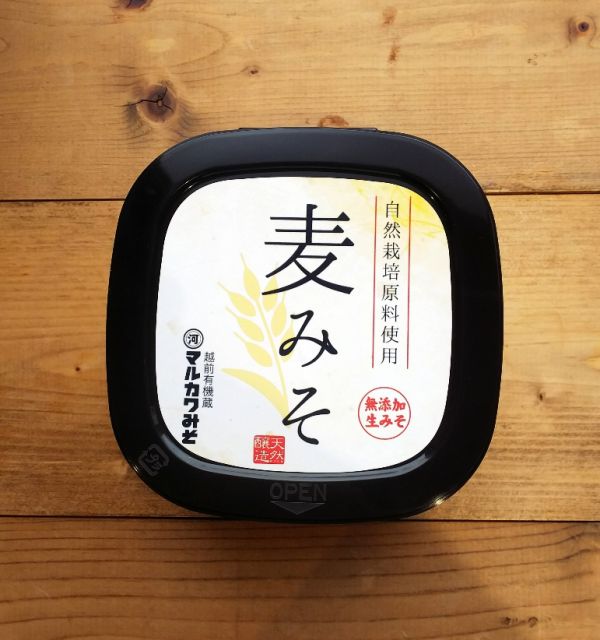 【身体に優しい】【自然の恵み・健康に自然栽培麦みそ400g 自然海水塩 天然醸造 生味噌 香り豊か 希少手作り麦味噌 大豆2倍 自然素材