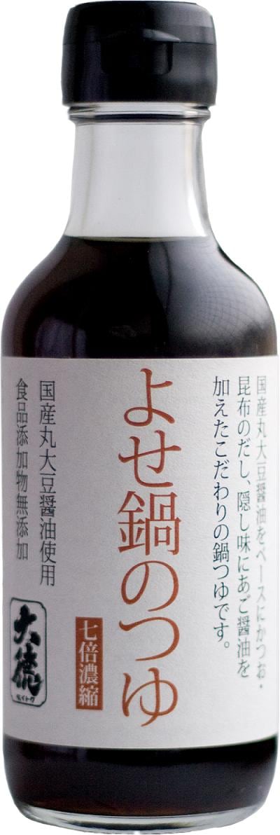 7倍濃縮タイプ寄せ鍋のつゆ200ml
