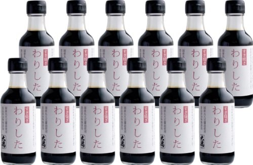 大徳醤油 すき焼きのわりした 200ml×12本