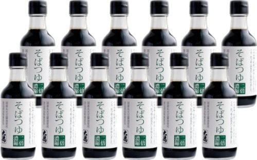 大徳醤油 そばつゆ 200ml×12本
