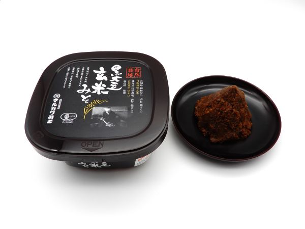 【数量限定品】【身体に優しい】【自然の恵み・健康に！！】自然栽培 黒大豆玄米みそ４００ｇ【北海道産の黒大豆で作った玄米味噌】