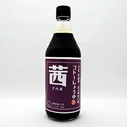 茜【あかね】　 福岡県産丸大豆しょうゆ(甘口)500ｍｌ６本セット