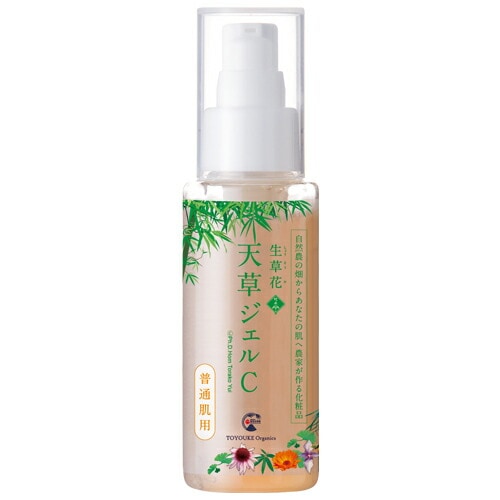 生草花　天草ジェルC（ノーマル肌用）80g【パラベンフリー】【天然由来成分100％】【自然農作物が主原料】