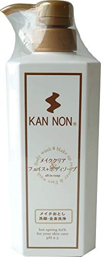 【メイクも落とせる！観音温泉 フェイス&ボディソープ 本体 700ml】" 地下600mから汲み上げた清ぼくな“超軟水”強アルカリ単純泉！