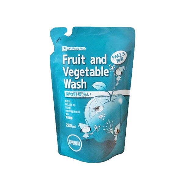 野菜果物用洗剤 Fruit and Vegetable Wash (詰替用) 280ml
