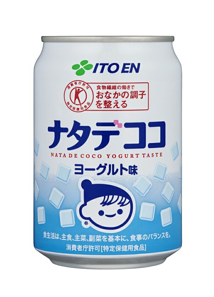 【特定保健用食品・伊藤園】ナタデココ ヨーグルト味 缶 280g・２４缶ケース販売【別倉庫発送のため、別送料かかります。】