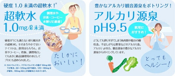 【観音温泉シャンプー 詰替用600ml】" 地下600mから汲み上げた清ぼくな“超軟水”強アルカリ単純泉！