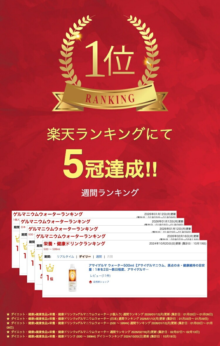 【正規代理店】アサイゲルマ ウォーター500ｍｌ【アサイゲルマニウム、原点の水】