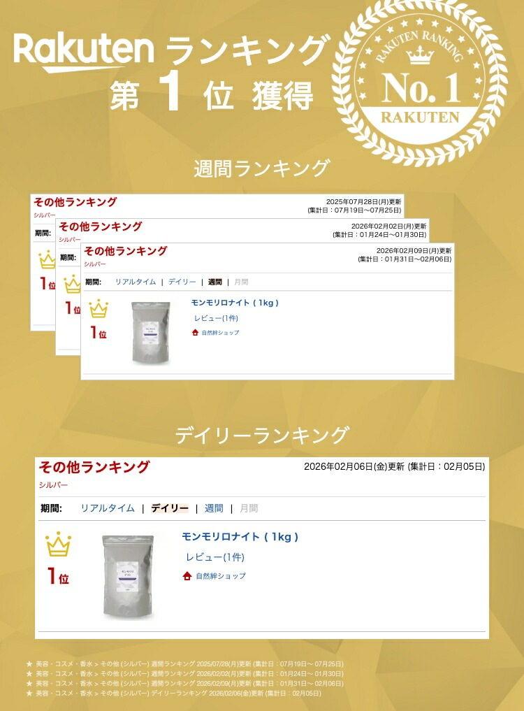 モンモリロナイト ( 1kg )