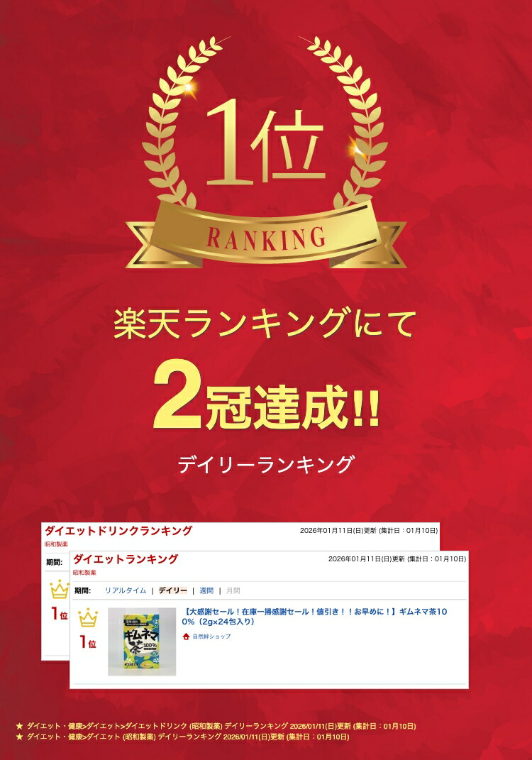 【出荷地が同一商品で複数個ご注文の場合、1個口送料にします】ギムネマ茶100％（2g×24包入り）