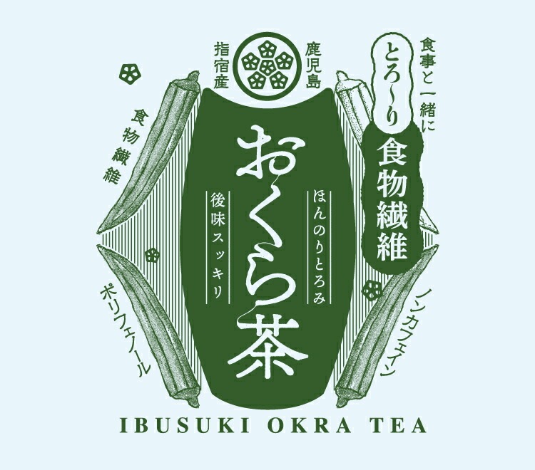 とろ～りおくら茶（3ｇ5包）混じりっけ無しのオクラ100%。食物繊維・ポリフェノール・葉酸が豊富