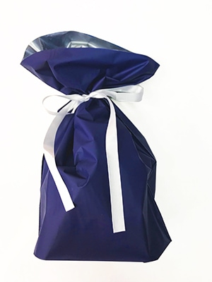ギフト包装袋_ブルー_М
