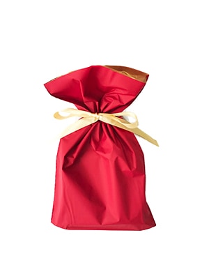 ギフト包装袋_レッド_Ｓ