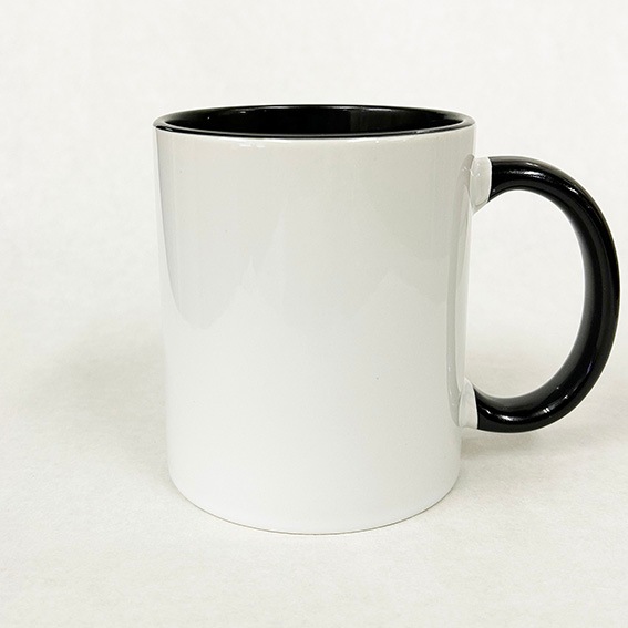 2トーンマグ（定番印刷）ブラック_2～5個