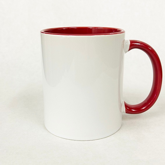 2トーンマグ（定番印刷）レッド_1個