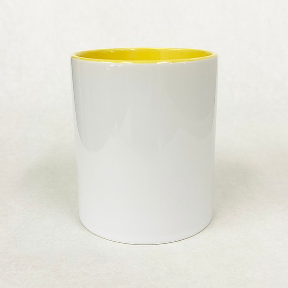 2トーンマグ（定番印刷）イエロー_1個