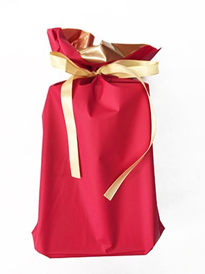 ギフト包装袋_レッド_М