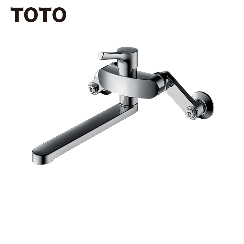 TOTO / 壁付シングル混合水栓（エコシングル、共用