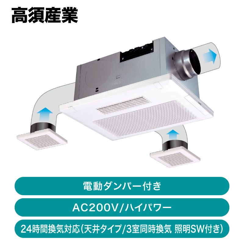 高須産業 浴室換気乾燥暖房機 BF-533SJD(3室換気タイプ) 既知 浴室暖房