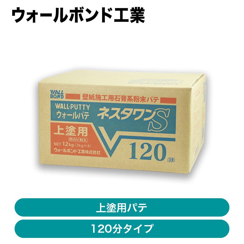 受注停止中※ウォールボンド工業 / 壁紙施工用 粉末パテ(上塗用 