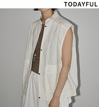 SALE50%OFF】TODAYFUL トゥデイフル/Flappocket Cotton Vest