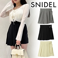 ��SALE60%OFF��SNIDEL ���ʥ��ǥ�  ��åץ������� SWFP241215  24SS 2024�ղ� ���� ����󥻥������Բġ������ˤ�15���ޤ�¨��ȯ��(���˰ʳ�)��