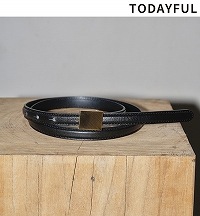 aa様☆TODAYFUL* Square Plate Belt TODAYFUL トゥデイフル Square Plate Belt 12411026 /キャンセル