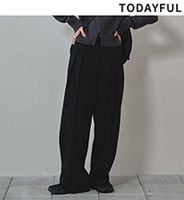 11/9()1000OFF ݥ󥳡ɡ1000tfTODAYFUL ȥǥե  Bonding Wide Trousers 12420710 /󥻥Բľʡˤ15ޤ¨ȯ(˰ʳ)