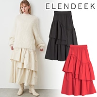 SALE60%OFFELENDEEK ǥ  GATHER TIERED SK 512450820601 /󥻥Բľʡˤ15ޤ¨ȯ(˰ʳ)