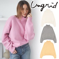 Ungrid - ungrid  スリーブボリュームケーブルニット Ungrid（アングリッド）の「【WEB限定】パッチワークケーブル
