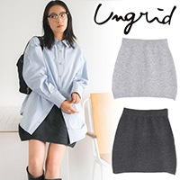 SALE50%OFF】Ungrid アングリッド ニットミニスカート