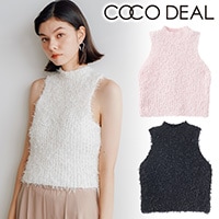 SALE60%OFF】COCODEAL ココディール ファンシーヤーンアメスリタンク