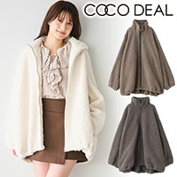 COCO DEAL ココディール ボアウールショートコート 美品 ピンク