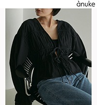 anuke アンヌーク Vneck Lace Blouse 62510408 /キャンセル返品不可