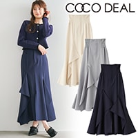 COCO DEAL コルセットリブアシメマーメイドスカート コルセットリブマーメイドスカート｜PETAL ONLINE（ペタル
