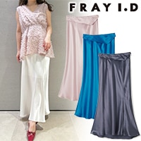 SALE50%OFF】FRAY I.D フレイアイディー スリットサテンナロー