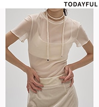 SOLD OUT】TODAYFUL トゥデイフル Soft Mesh T-shirts 12510619
