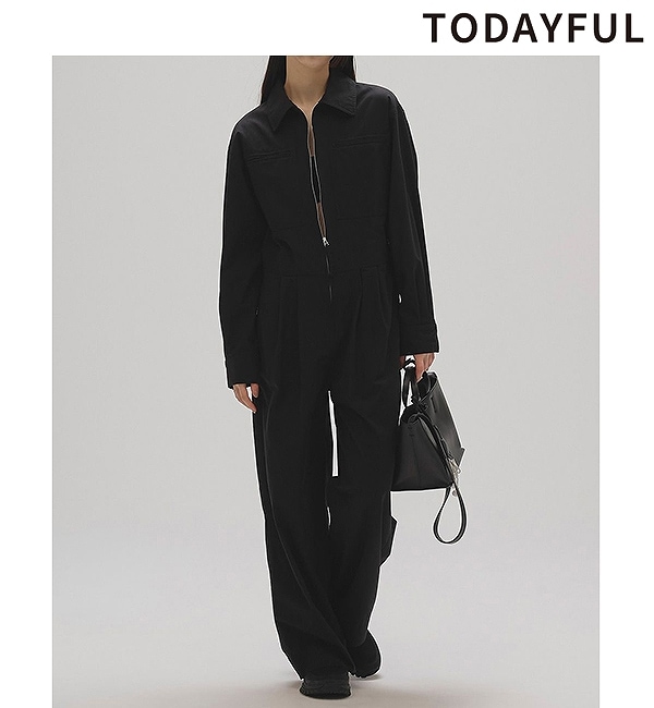 SALE20%OFF】TODAYFUL トゥデイフル Twill Zip Combinaison 12520304