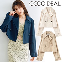 cocodeal＊トレンチコート 楽天市場】【即日出荷】 COCODEAL ココディール ショート