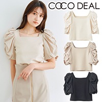 SOLD OUT】COCODEAL ココディール ボリュームパフスリーブプル