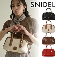 SALE50%OFF】SNIDEL スナイデル ラウンドミニボストン