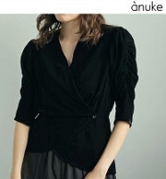 ɲۡͽʡanuke ̡  Velour Gather Blouse 62520421 1112ͽ/󥻥Բľ