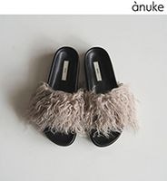 anuke ̡  Eco Fur Sandals 62521008 /󥻥Բľʡˤ15ޤ¨ȯ(˰ʳ)