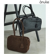 新品未使用 anuke アンヌーク Ecoleather Boston Bag anuke アンヌーク Ecoleather Boston Bag 62521018 /キャンセル返品