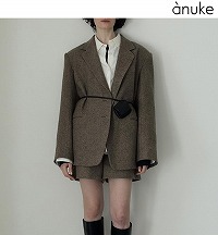 タグ付き新品未使用　アンヌーク　Herringbone Wool Jacket ànuke online store（アンヌーク） / Herringbone Wool