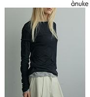 anuke ̡  Layered Sheer Long T-shirts 62520617  /󥻥Բľʡˤ15ޤ¨ȯ(˰ʳ)