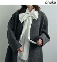 ͽʡanuke ̡  Volume Ribbon Shirts 62520407 1112ͽ /󥻥Բľ