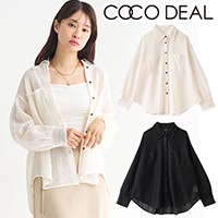 SALE40%OFF】COCODEAL ココディール レースシャツブラウス 75518086