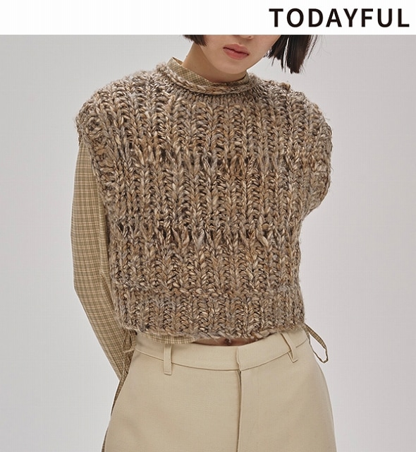 トップス TODAYFUL Mix Handknit Vest TODAYFUL(トゥデイフル) / Life's online store（ライフズ） / Mix